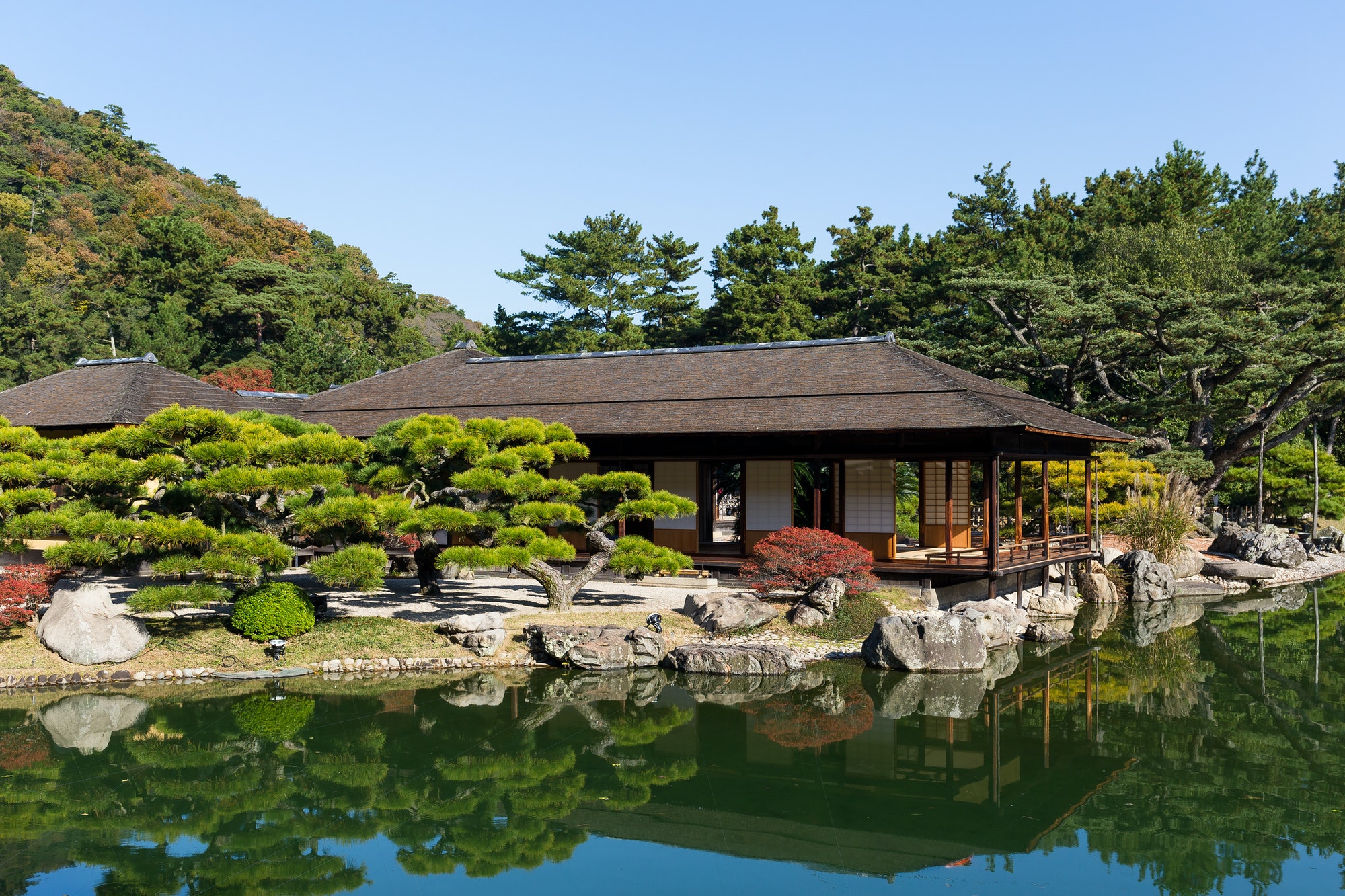 Japanese Ritsurin Garden